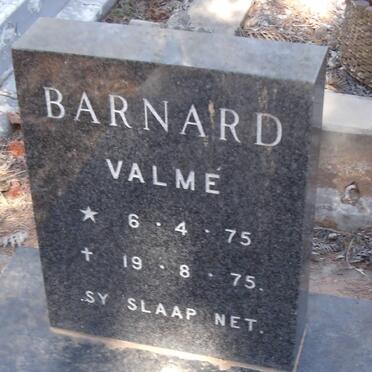 BARNARD Valmé 1975-1975