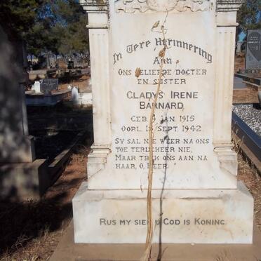 BARNARD Gladys Irene 1915-1942