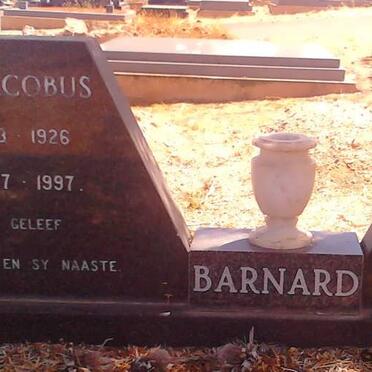 BARNARD Abel Jacobus 1926-1997 &amp; Noreen GROENEWALD 1934-1988