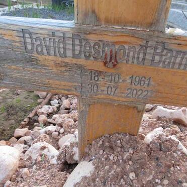 BARNARD David Desmond 1961-2022