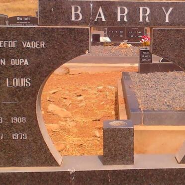 BARRY Richard Louis 1908-1979 &amp; Maatje Catharina DE KOCK 1913-1979