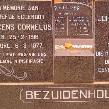 BEZUIDENHOUT Jurgens Cornelus 1916-1977 &amp; Johanna Magdalena THYSSE 1919-1979