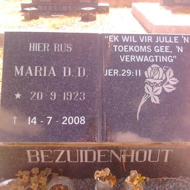 BEZUIDENHOUT Maria D.D. 1923-2008