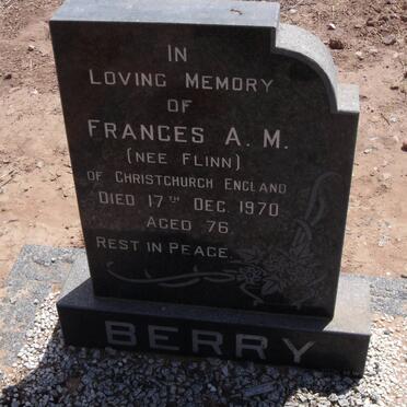 BERRY Frances A.M. nee FLINN -1970
