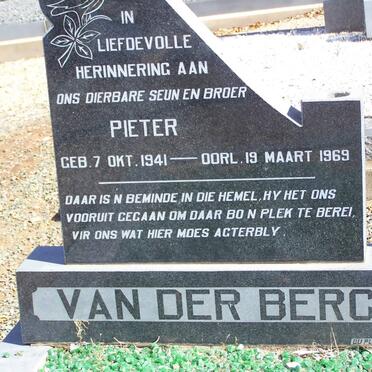 BERG Pieter, van der 1941-1969