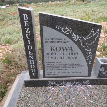 BEZUIDENHOUT Kowa 1949-2018