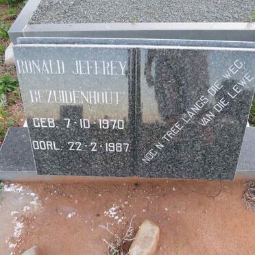 BEZUIDENHOUT Ronald Jeffrey 1970-1987