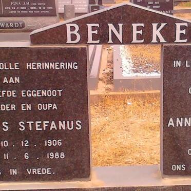 BENEKE Nicolaas Stephanus 1906-1988 &amp; Anna Elizabeth KRUGER 1909-2002