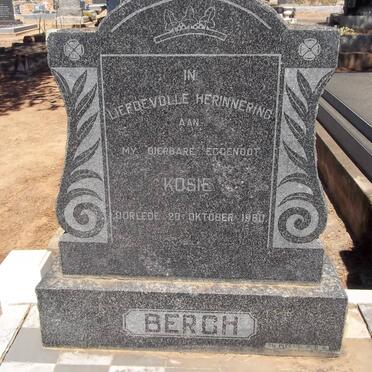 BERGH Kosie -1960