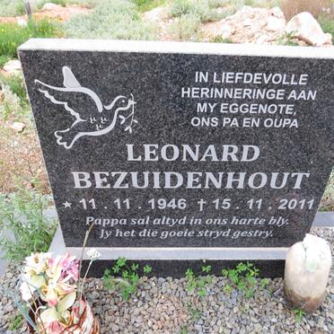 BEZUIDENHOUT Leonard 1946-2011