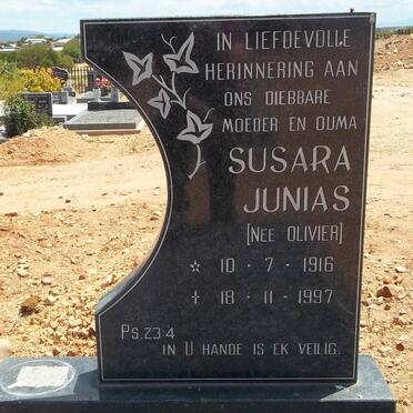 BENCE Susara Jurias nee OLIVIER 1916-1997
