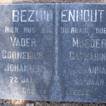 BEZUIDENHOUT Cornelius Johannes &amp; Catharina Johanna