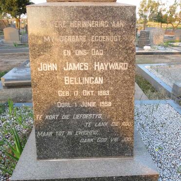 BELLINGAN John James Hayward 1883-1958