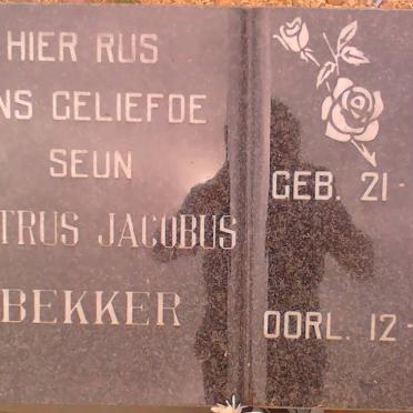 BEKKER Petrus Jacobus 1939-1984