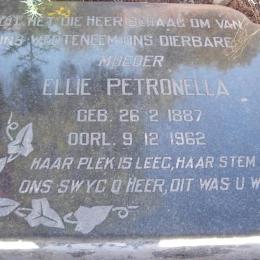 BERG Ellie Petronella, v.d. 1887-1962