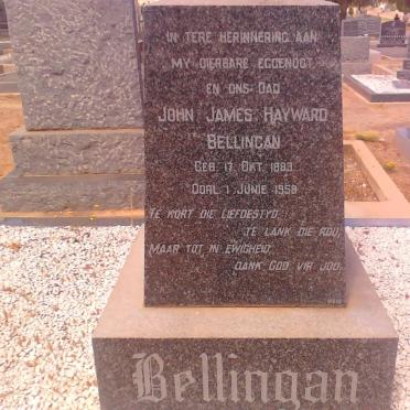BELLINGAN John James Haywood 1883-1958
