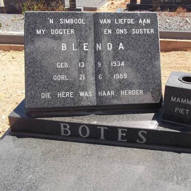 BOTES Blenda 1934-1989