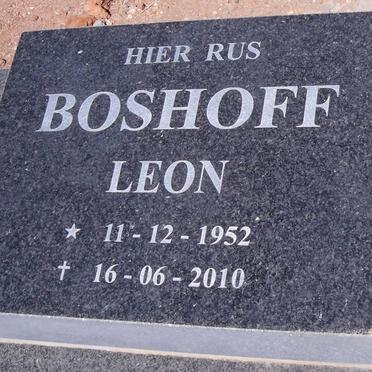 BOSHOFF Leon 1952-2010