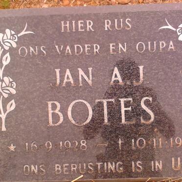 BOTES Jan A.J. 1928-1991