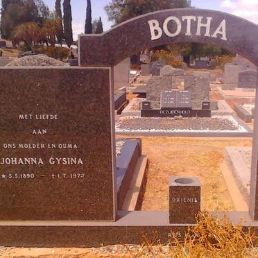 BOTHA Petrus Jakobus 1883-1967 &amp; Johanna Gysina 1890-1977