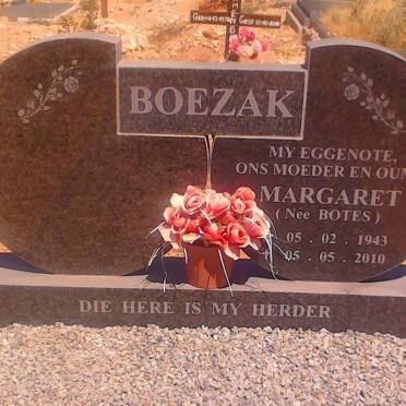 BOEZAK Margaret nee BOTES 1943-2010