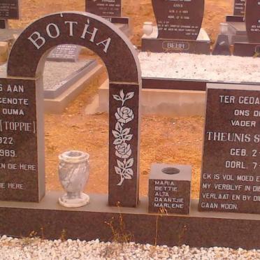 BOTHA Theunis Stephanus 1913-1992 &amp; Anna Maria 1922-1969