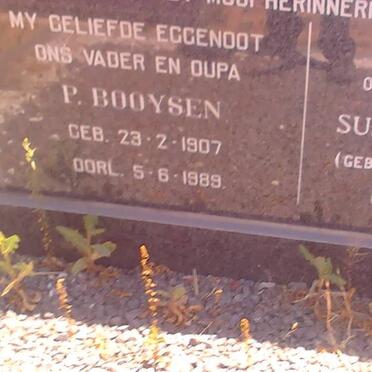 BOOYSEN Pieter Wannenburg 1907-1989 &amp; Susanna Maria JACOBS 1914-1997