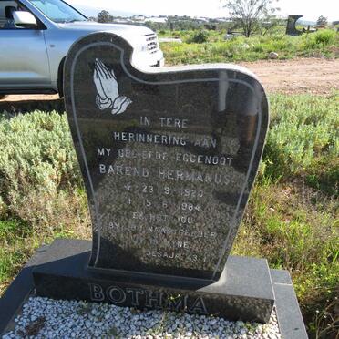 BOTHMA Barend Hermanus 1920-1984