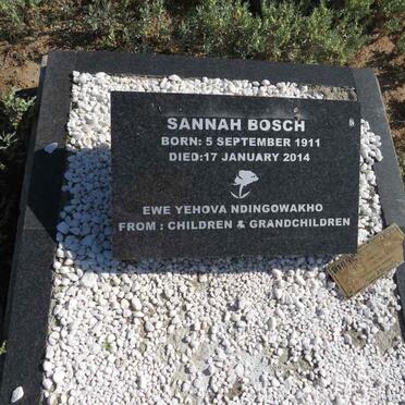 BOSCH Sannah 1911-2014
