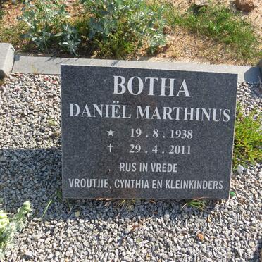 BOTHA Daniel Marthinus 1938-2011