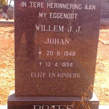 BOTES Willem J.J. 1948-1994