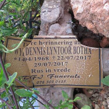 BOTHA Dennis Lyntoor 1968-2017