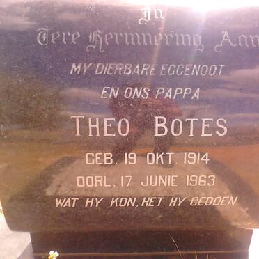 BOTES Theo 1914-1963