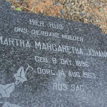 BOSHOFF Martha Margaretha Johanna 1896-1963