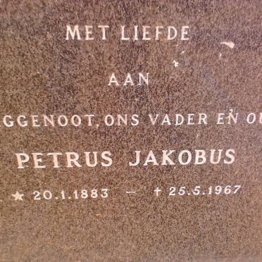 BOTHA Petrus Jakobus 1883-1967 &amp; Johanna Gysina 1890-1977