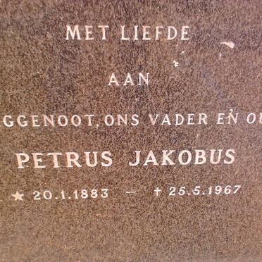 BOTHA Petrus Jakobus 1883-1967 &amp; Johanna Gysina 1890-1977