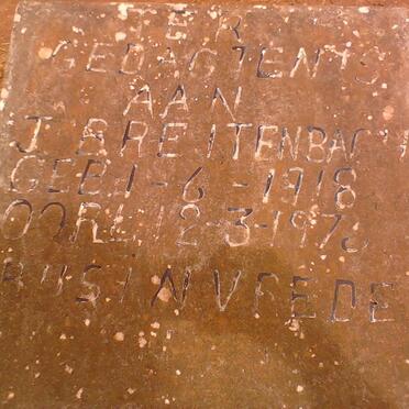 BREITENBACH J. 1918-1975