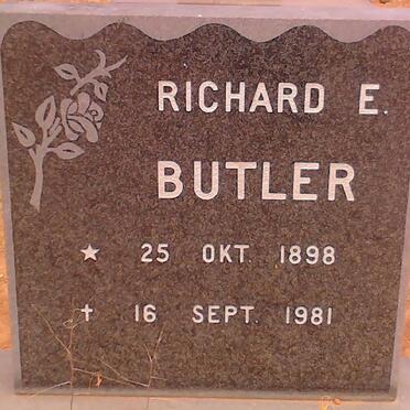 BUTLER Richard E. 1898-1981