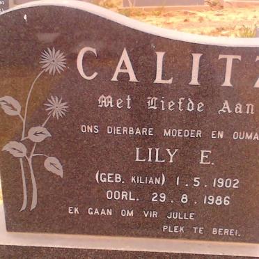CALITZ Lily E. 1902-1986