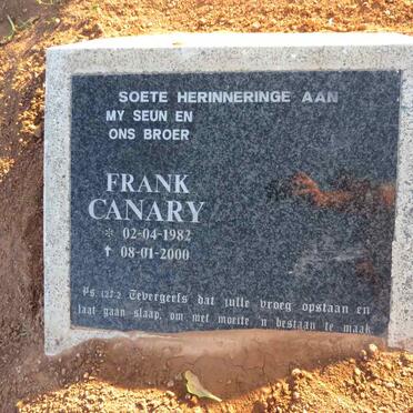 CANARY Frank 1982-2000