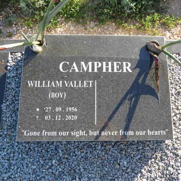 CAMPHER William Vallet 1956-2020