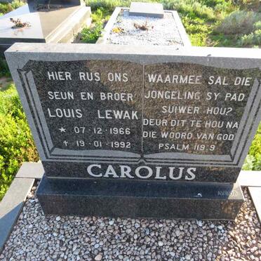 CAROLUS Louis Lewak 1966-1992