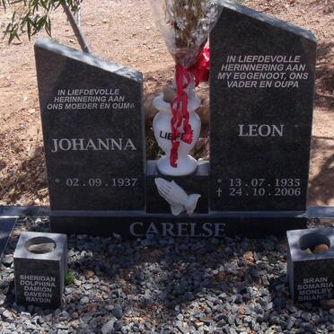 CARELSE Leon 1935-2006 &amp; Johanna 1937-