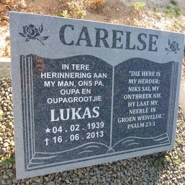 CARELSE Lukas 1939-2013