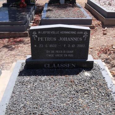 CLAASSEN Petrus Johannes 1932-2002