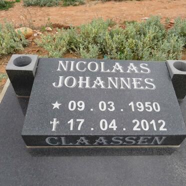 CLAASSEN Nicolaas Johannes 1950-2012