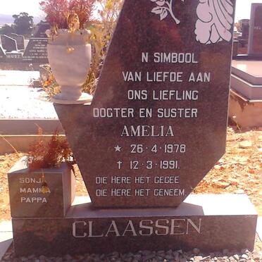 CLAASSEN Amelia 1978-1991