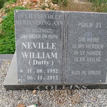 COLLINS Neville William 1952-2012