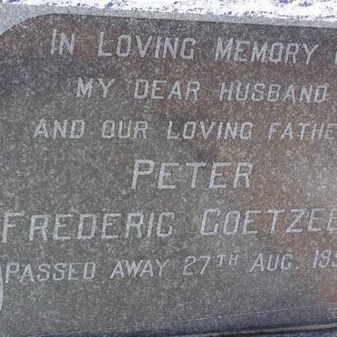 COETZEE Peter Frederic -1953