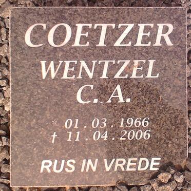 COETZER Wentzel C.A.  1966-2006